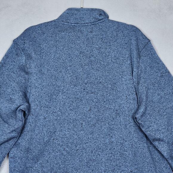 Eddie Bauer Sweater Mens XL Radiator QTR Zip Fleece Pullover Anti Pill Warm - Picture 10 of 15